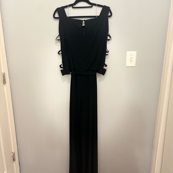 Elegant Black Evening jumpsuit - Picture 7 of 14